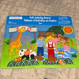 Zoo Felt Activity Board for Kids